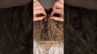 Создаем прикорневой объем с помощью зажимов #кудрявыйметод #кудрявыеволосы #кудри #curlyhair #волосы