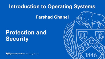 Intro to OS - Protection and Security