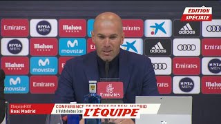 Zidane «J'ai décidé de ne plus continuer en tant qu'entraîneur du Real» - Foot - ESP - Real Madrid