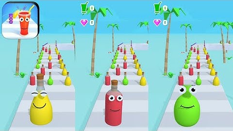 Juice Run 🍺🍻🍷- All Levels Gameplay Walkthrough (Android,ios) Level - 92 / JR92L