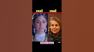 Hatim serial ke all character reels 🆚 real /#short#treanding#video