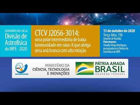 Astrofísica - CTCV J2056-3014 uma polar intermediária de baixa luminosidade em raios-X