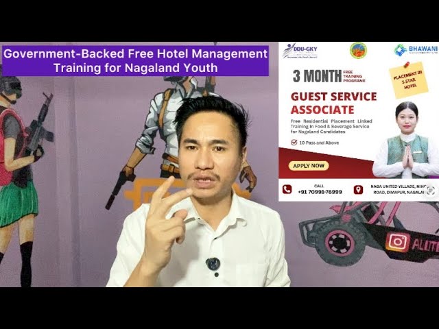Government-Backed Free Hotel Management Training for Nagaland Youth