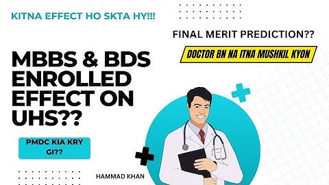 Already Enrolled MBBS/BDS Students in MDCAT 2024–25 | Final Merit Prediction & Impact Explained