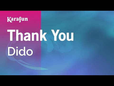 Thank You - Dido | Karaoke Version | KaraFun