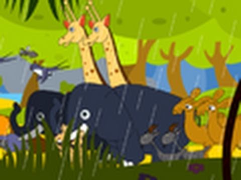 Nursery Rhymes | The Animals Went In Two By Two | Hooplakidz