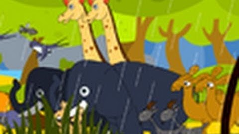 Nursery Rhymes | The Animals Went In Two By Two | HooplaKidz