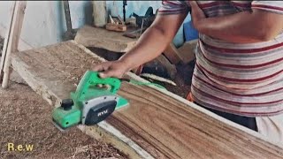 FULL VIDEO !! proses lengkap pembuatan kursi kayu trembesi solid