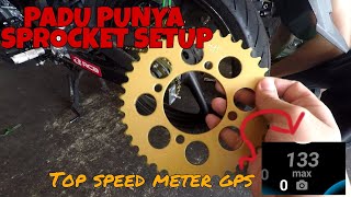 PAKAI SPOKET OSAKI 38T, TOP SPEED YSUKU PADU!!