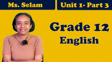 Grade 12 English Unit 1: Paragraph Structure & Writing + Contrasting Paragraph + part 3