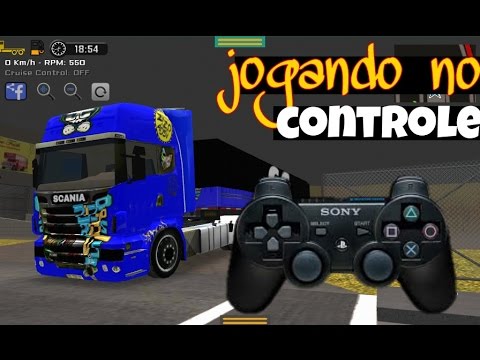 Grand Truck Simulator - JOGANDO COM CONTROLE DO PS3 