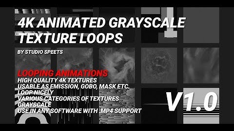 Easily make your 3D scenes come to life with animated grayscale textures! #b3d #blender3d