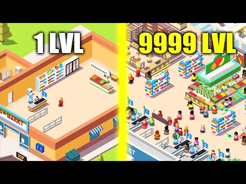 Idle Supermarket! IS THIS THE MOST STRONGEST SUPERMARKET EVOLUTION? Idle Supermarket Max Level