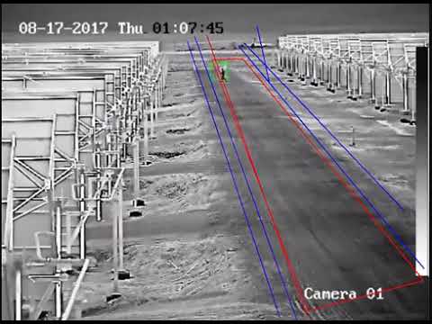 400m VCA Behavior Analysis TestHuman By Hikvision Thermal System