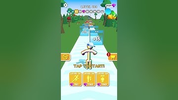 Tall Man Run - All Levels Walkthrough Gameplay Part 8 (iOS, Android)