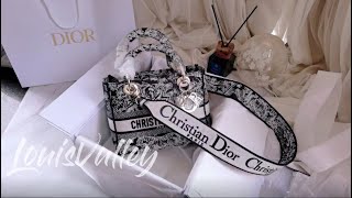 DIOR MEDIUM LADY D-LITE BAG     |      IMMERSIVE UNBOXING VIDEO