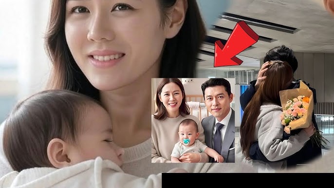 Hyun Bin was caught off guardwhen his son and wife do this! - YouTube