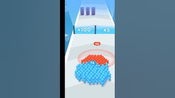 count master crowd runner 3d part2 game walkthrough gameplay video #shorts #gamming #shortsfeed