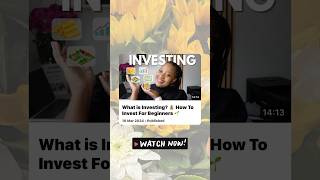 Do yourself a favour and check out the #InvestingSeries ☺️🌱!