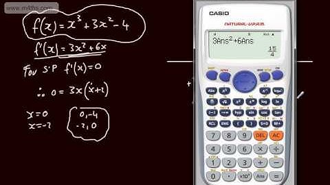 Core 2 - Differentiation (2) - The Nature of Stationary Points