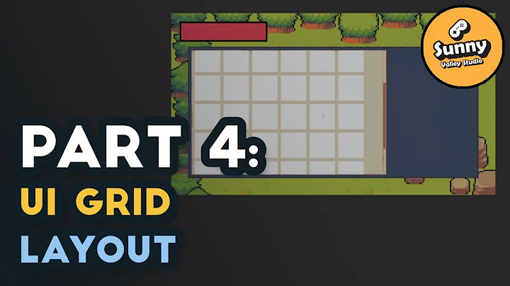 UI Using Grid Layout with Scroll View - Inventory System in Unity P4