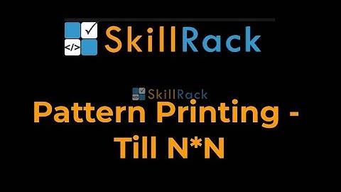 Pattern Printing - Till N Square