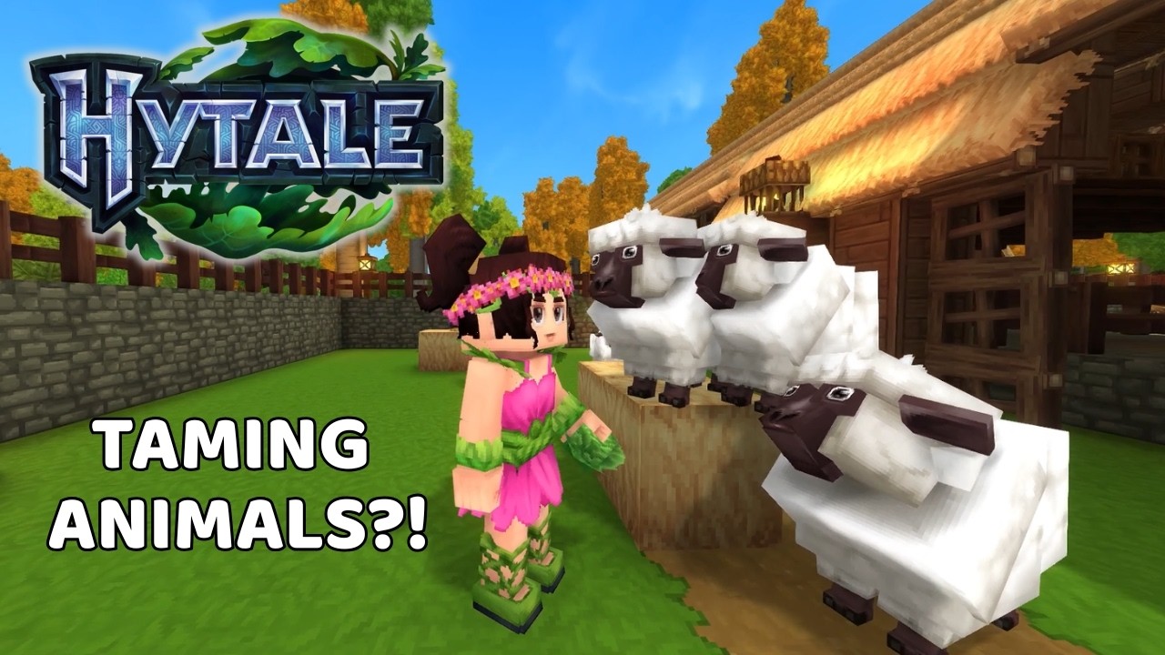 Animal Taming Is Finally Here! | Hytale Episode 14