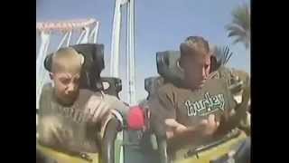 This video is about a roller coaster accident at knott's berry farm in
buena park, california. had its cable snap as it was leaving the
station ...