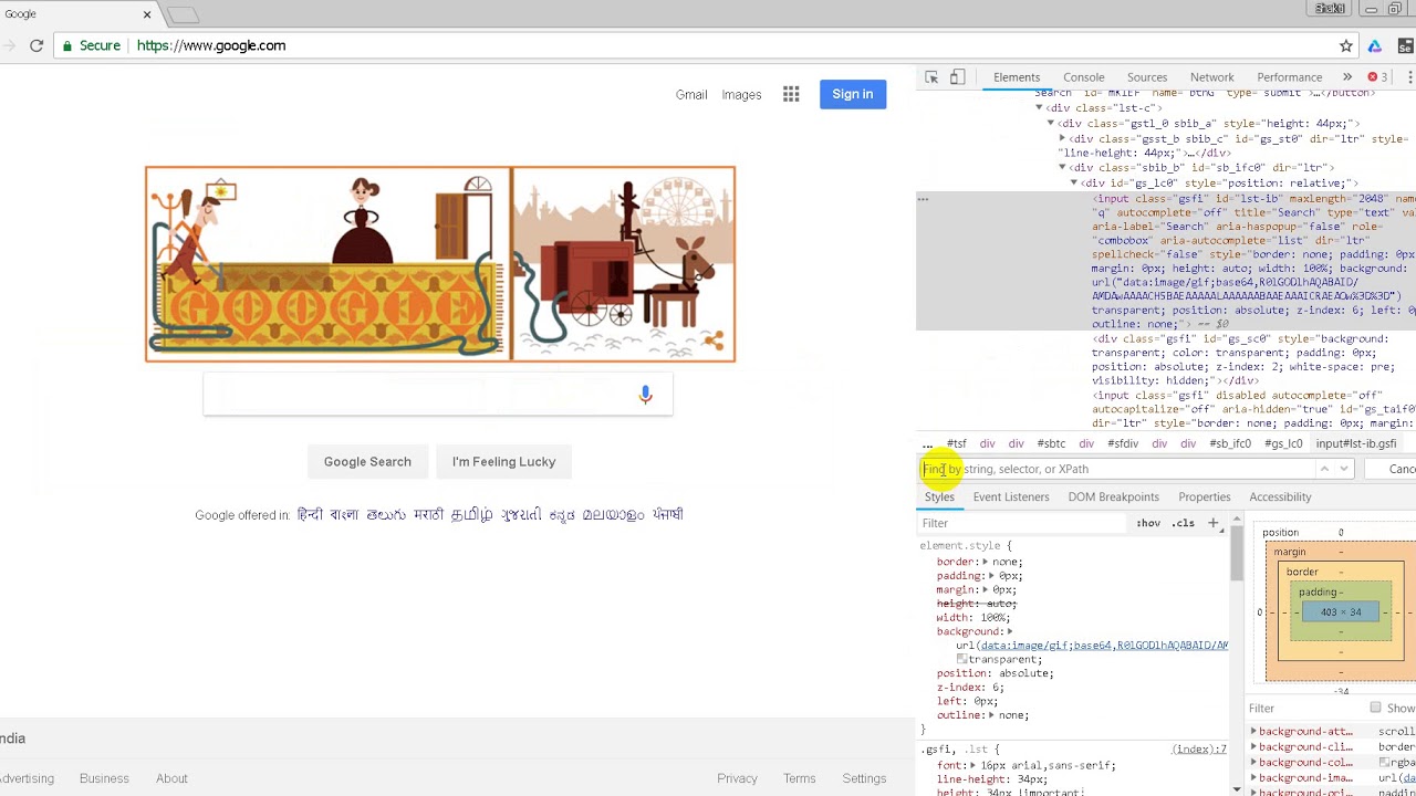 How to find Xpath Using Chrome Developer Tools YouTube