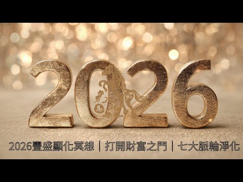 你的能量正在升級|2026豐盛人生啟動|臼井靈氣冥想|豐盛顯化冥想｜打開財富之門｜七大脈輪淨化 #2026 #豐盛 #臼井靈氣#財富 #脈輪 #療癒