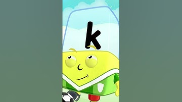 Kick the football with Alphablock K ⚽ | Learn to Read | @officialalphablocks  #shorts