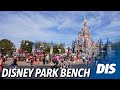 Magic Kingdom Hub | Disney Park Bench 4K