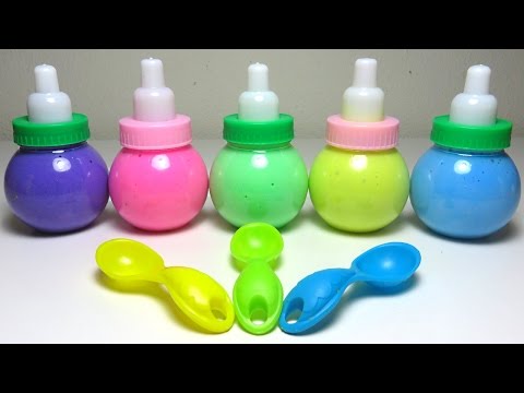 Learn Colors with Clay Slime Surprise Toys Minnie Mouse Ninja Turtles Abu Tom & Jerry Ooze fun