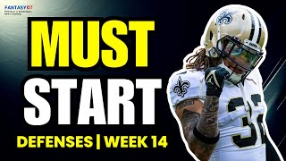 5 Must Start Defenses for 2024 Fantasy Football Week 14