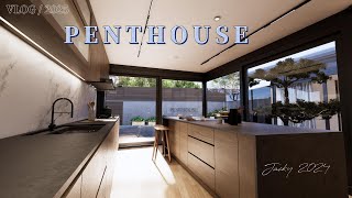 Penthouse  閣樓室內設計 ⏐ 設計分享 ⏐ 錦繡花園.加洲花園 ⏐  #元朗#錦繡花園#加洲花園#獨立屋#村屋#設計分享#室內設計 #design #hongkong