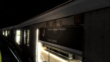 Openbve (J) Train to Coney Island Via West End