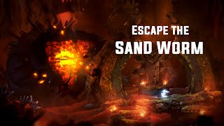 Ori and the Will of the Wisps Escape the Sand Worm | Jova Gameplay screenshot 2