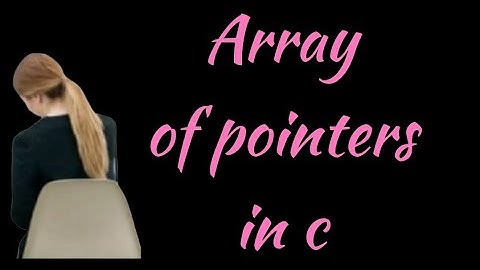 array of pointers tamil | array of pointers in c tamil | pointers use array in c tamil