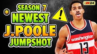 NBA 2K24 Best Jumpshot: Jordan Poole Base