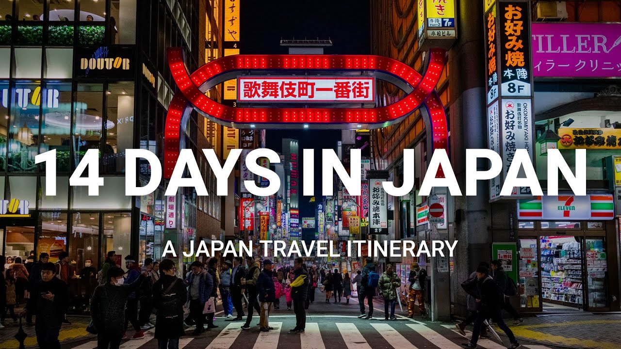 ตัวอย่าง travel itinerary  New Update  How to Spend 14 Days in Japan  - A Japan Travel Itinerary