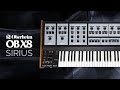 Oberheim ob x8 sound demo no talking with presets for ambient electronica and melodic techno