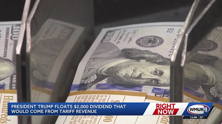 President Donald Trump floats $2,000 dividend from tariff revenue