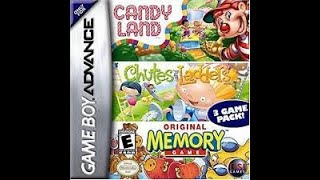 3 In 1 Candy Land \u0026 Chutes And Ladders \u0026 Memory (GBA) Unedited Playthrough