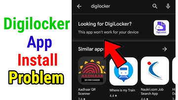 digi locker app download nahi ho raha hai kya kare / fix can