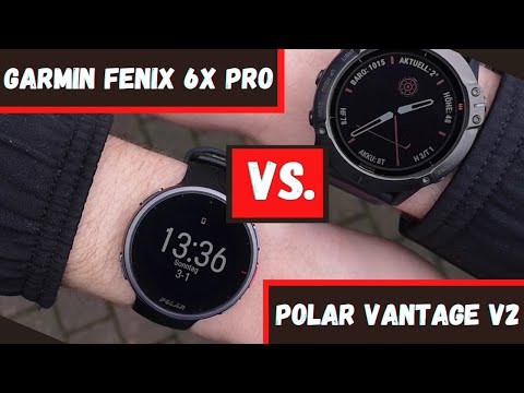Garmin Fenix 6X Pro vs. Polar Vantage V2: Welche Premium Sportuhr ist besser?
