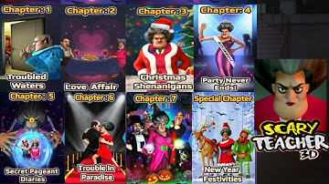 Scary Teacher 3D- All Missions (1,2,3,4,5,6,7 & Special Chapter) All Levels Unlocked- Gameplay HD