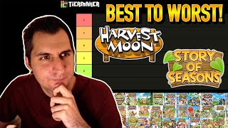 Ranking EVERY Harvest Moon & Story of Seasons Game from BEST to WORST