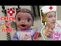 BABY ALIVE goes to the DOCTOR! The Lilly Mommy Show! The TOYTASTIC Sisters! FUUNY KIDS SKIT!