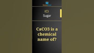 CaCO3 is a chemical name of?