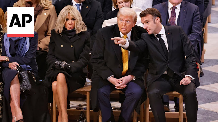 World leaders attend the reopening of Paris's Notre Dame Cathedral